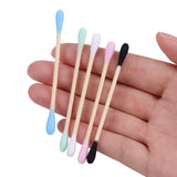 200PCS/Box Double Head Cotton Swab Women Makeup Cotton Bamboo Sticks Ears Cleaning Health Care Cleaning Tool