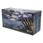 Load image into Gallery viewer, Dark Light Black Nitrile Gloves - Exam Grade, Powder Free (9 Mil), 1,000 Gloves

