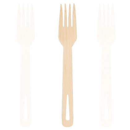 6.7" Bamboo Forks - Pack of 100