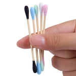 200PCS/Box Double Head Cotton Swab Women Makeup Cotton Bamboo Sticks Ears Cleaning Health Care Cleaning Tool