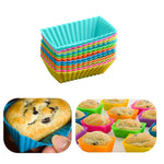 4Pcs Silicone Reusable Cake Molds