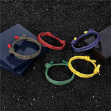 New Fashion Summer Anklet Sports High quality Rope Survival bracelet braided Coloful Lover Lucky Wrap Bracelets for Men Women