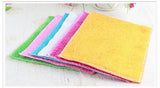 10 Pcs New Arrival Kitchen Cleaner wipping rags efficient Bamboo Fiber Cleaning Cloth home washing dish Cloth