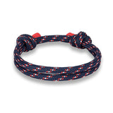 New Fashion Summer Anklet Sports High quality Rope Survival bracelet braided Coloful Lover Lucky Wrap Bracelets for Men Women