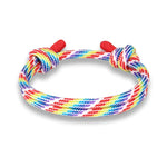 New Fashion Summer Anklet Sports High quality Rope Survival bracelet braided Coloful Lover Lucky Wrap Bracelets for Men Women