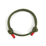 12 Colors Shoelace Style Adjustable Survival Rope Bracelet