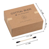 200PCS/Box Double Head Cotton Swab Women Makeup Cotton Bamboo Sticks Ears Cleaning Health Care Cleaning Tool