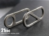 21 EDC Titanium Alloy Keychain