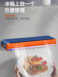 Refrigerator Magnetic Suction Cling Film Cutting Box Household Leftover Cover Deposit Box Food Plastic Wrap Cutter