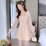 Autumn Short Waist-Tight Slim Looking Elegant Dress