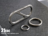 21 EDC Titanium Alloy Keychain