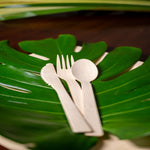 Load image into Gallery viewer, 6.7" Bamboo Cutlery Set (Knife, Fork, Spoon)
