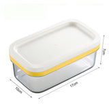 Cutter Slicer Butter Box Sealed Fresh-Keeping PE Cheese Keeper with for Kitchen