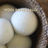 6Pcs Reusable Wool Dryer Balls Softener Laundry