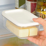 Cutter Slicer Butter Box Sealed Fresh-Keeping PE Cheese Keeper with for Kitchen