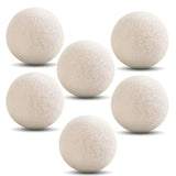 6Pcs Reusable Wool Dryer Balls Softener Laundry