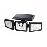 ABS High Quality Waterproof Solar Light Outdoor With Motion Sensor 3 Head Security Lights Solar Powered PIR Sensor Light