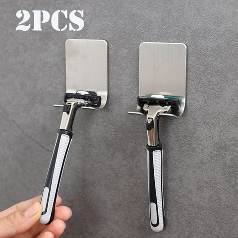 2pcs Stainless Steel Razor Holder