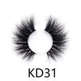 25mm 3D Real Mink Lashes KD-Series Wholesale Bulk Luxury Eyelashes