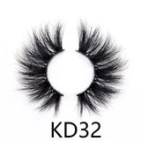 25mm 3D Real Mink Lashes KD-Series Wholesale Bulk Luxury Eyelashes