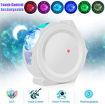 Smart Wifi Control Stars Moon Projector Galaxy LED Light Powered by USB 6 Color Party Night Light Home Decor Christmas gift D30