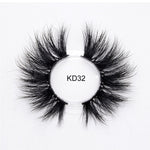 25mm 3D Real Mink Lashes KD-Series Wholesale Bulk Luxury Eyelashes