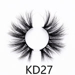 25mm 3D Real Mink Lashes KD-Series Wholesale Bulk Luxury Eyelashes