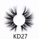 25mm 3D Real Mink Lashes KD-Series Wholesale Bulk Luxury Eyelashes