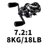 Fishing Reel Magnetic Brake 9KG Max Drag Casting Fishing Reel 11BB 7.2:1/6.4:1 Drag Reel Coil Bait Reel