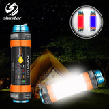 Multifunctional Rechargeable LED Flashlight Camping Lantern Fishing Light