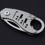 EDC Tool survival Mini Retro Knife Outdoors Small Pocket Folding Stonewash Bottle Opener Keychain Nice Gift camping hiking