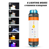 Multifunctional Rechargeable LED Flashlight Camping Lantern Fishing Light