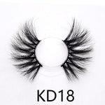 25mm 3D Real Mink Lashes KD-Series Wholesale Bulk Luxury Eyelashes