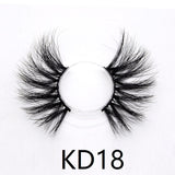 25mm 3D Real Mink Lashes KD-Series Wholesale Bulk Luxury Eyelashes