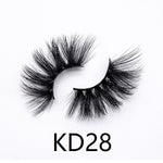 25mm 3D Real Mink Lashes KD-Series Wholesale Bulk Luxury Eyelashes