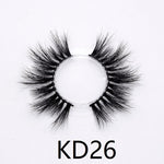 25mm 3D Real Mink Lashes KD-Series Wholesale Bulk Luxury Eyelashes