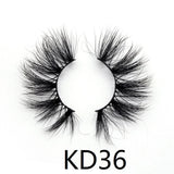 25mm 3D Real Mink Lashes KD-Series Wholesale Bulk Luxury Eyelashes