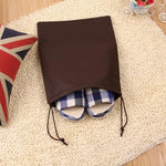 2PCS/4PCS Portable Shoes Bag Travel Storage Pouch Drawstring Dust Bags Non-woven Storage Bag