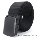 5.0 CM Wide Belt for Men Large Size 125 135 145 155 165cm Army Tactical Military Nylon Waist Belts Quick Release Magnetic Buckle