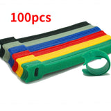 50pcs /100pcs Cable Ties Colored Plastics Reusable