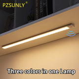 USB Rechargeable Motion Sensor Led Light For Kitchen Wardrobe Cabinet Lighting 10cm/20cm/40cm/60cm LED