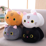 25/100cm Cute Soft Cat Plush Pillow Sofa Cushion