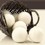 6Pcs Reusable Wool Dryer Balls Softener Laundry