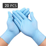 Nitrile Gloves 50 Pcs Black Food Grade Waterproof Allergy Free Disposable Gloves Work Safety Gloves Nitrile  Mechanic