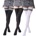 Striped Long Socks Women