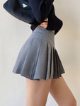 Pleated Mini Skirt