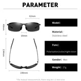 Photochromic Sunglasses Men Polarized Driving Chameleon Glasses Male Change Color Sun Glasses Day Night Vision Driver&#39;s Eyewear