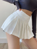 Pleated Mini Skirt