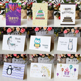 Custom Thank You Cards Bulk Birthday Card for Kids Note cards with Envelopes Invitations Blank inside Greeting Cards 6x4 Cards